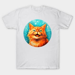 Happy cat #cat #tshirt T-Shirt